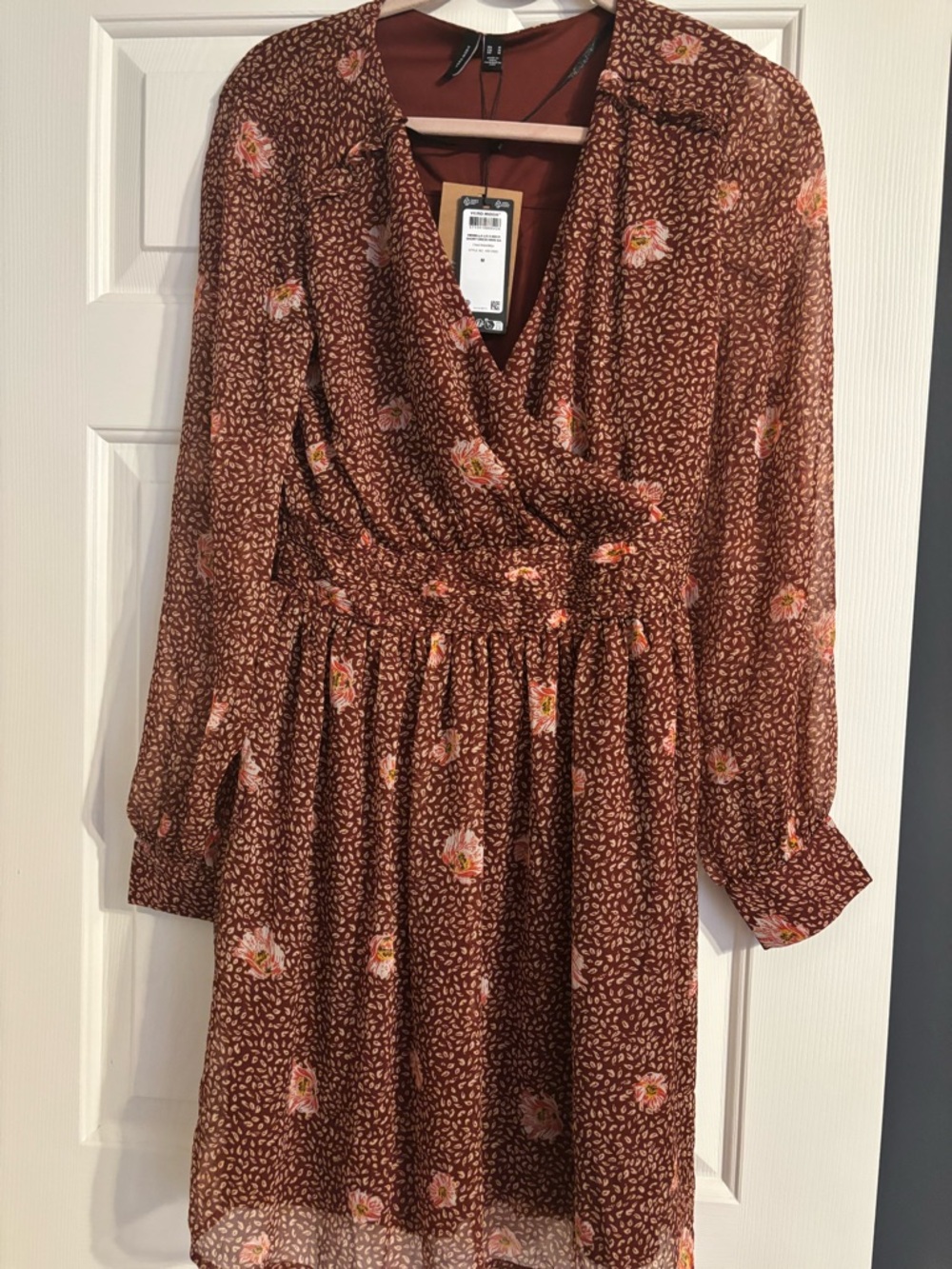 Baltic Born Brown Floral Mini Dress
